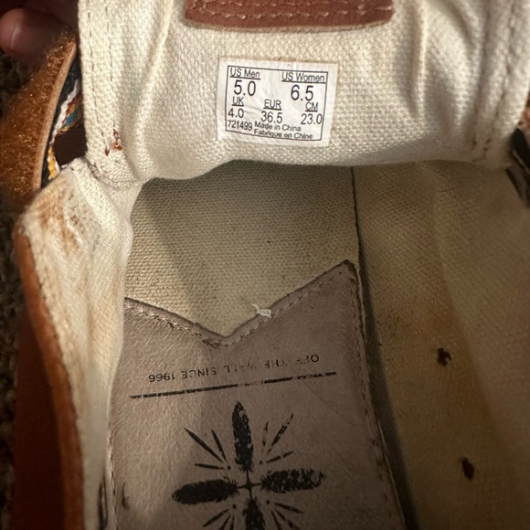 Size 6 - VANS Taka Hayashi x Authentic One Canvas Leather Brown - Picture 6 of 6